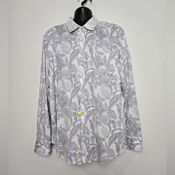 Tommy Bahama The San Lucido Stretch Button-Up Shirt size XXL $150 - Picture 2 of 16
